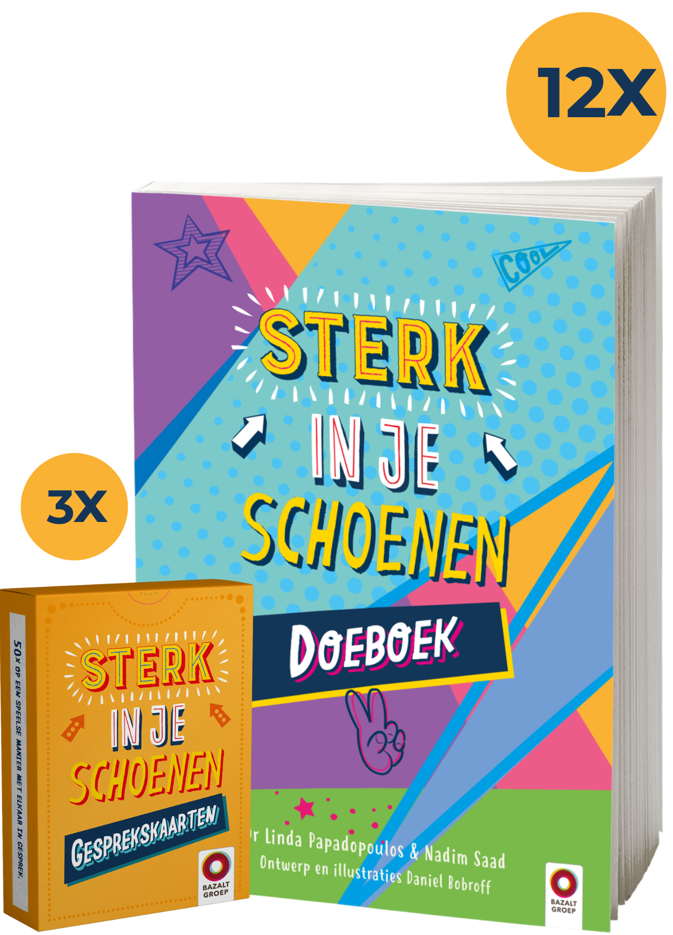 Sterk in je schoenen Doe-set - schoolset voor 12 leerlingen Sterk in je schoenen Doe-set - schoolset voor 12 leerlingen