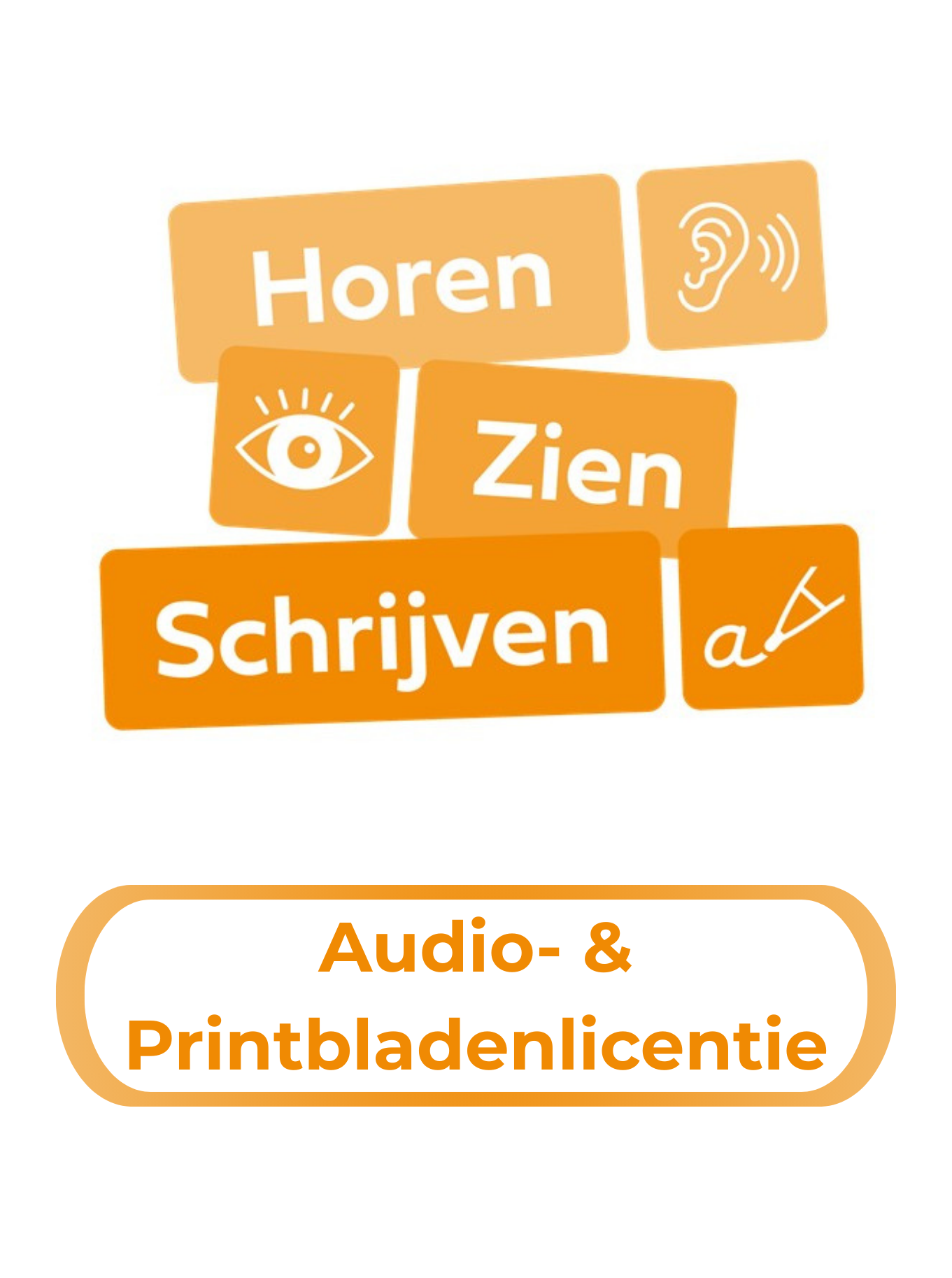 Audio- & Printbladenlicentie | Horen, Zien en Schrijven