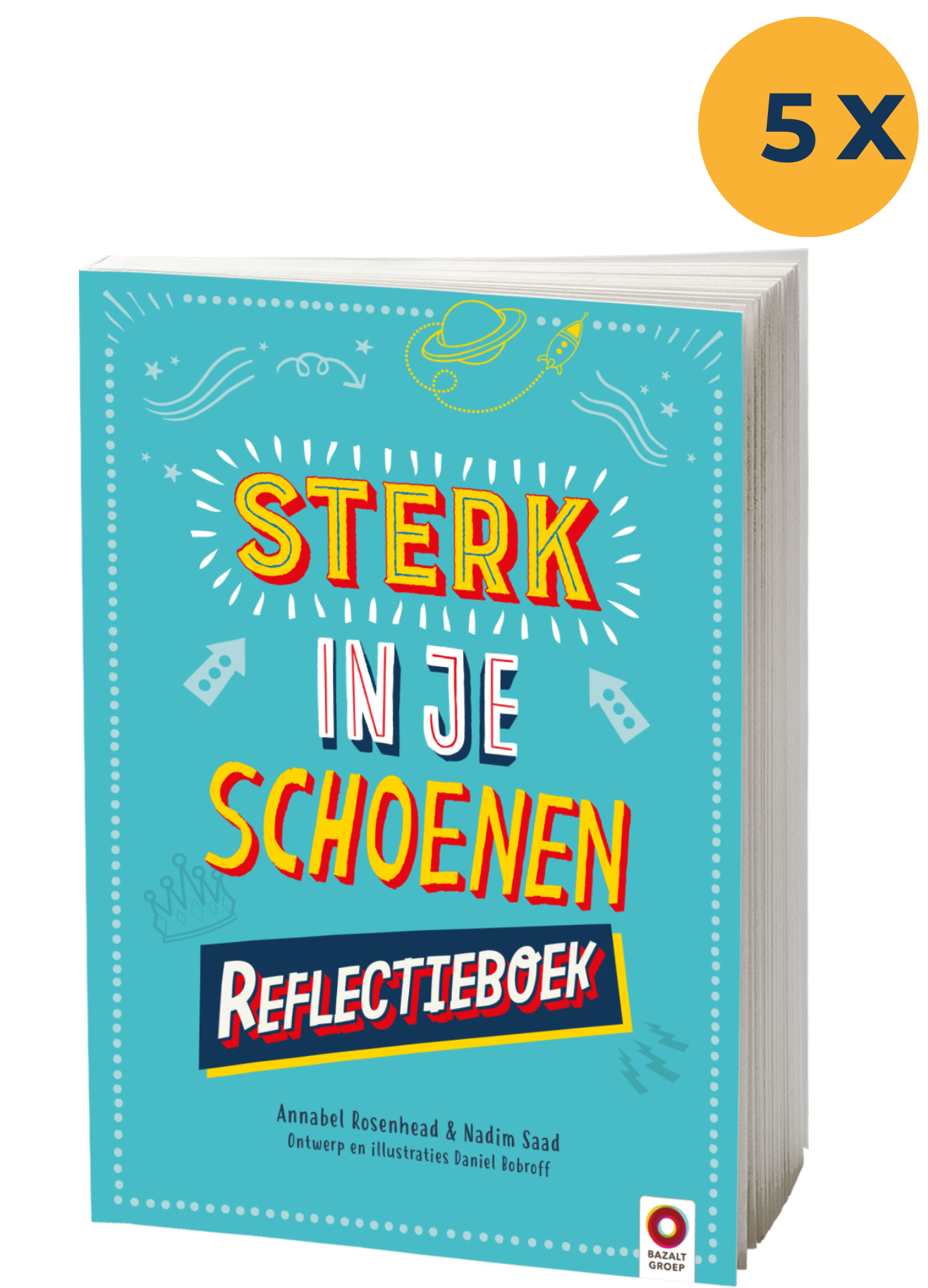 Sterk in je schoenen Reflectieboek – schoolset van 5 boeken Sterk in je schoenen Reflectieboek – schoolset van 5 boeken