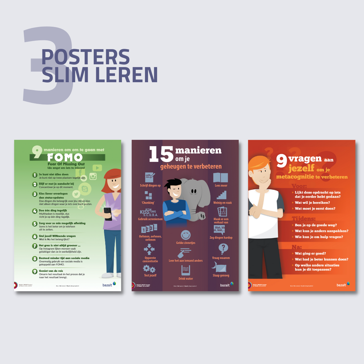 Posterset Slim Leren