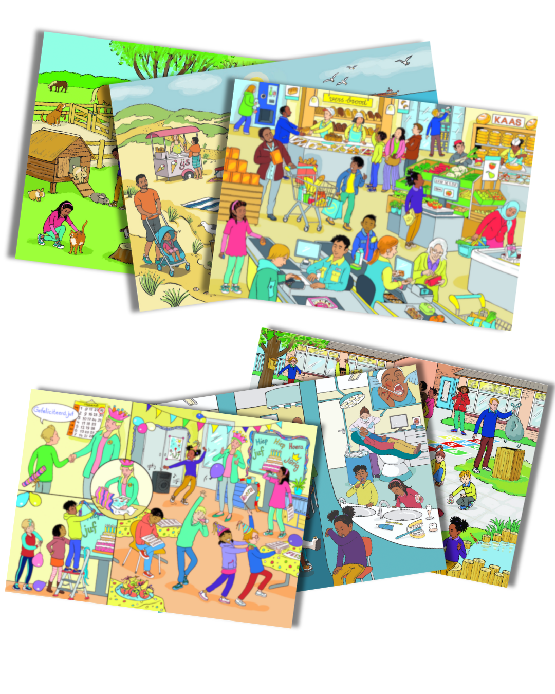 Set Praatplaten niveau 2 en 3 | Horen, Zien en Schrijven