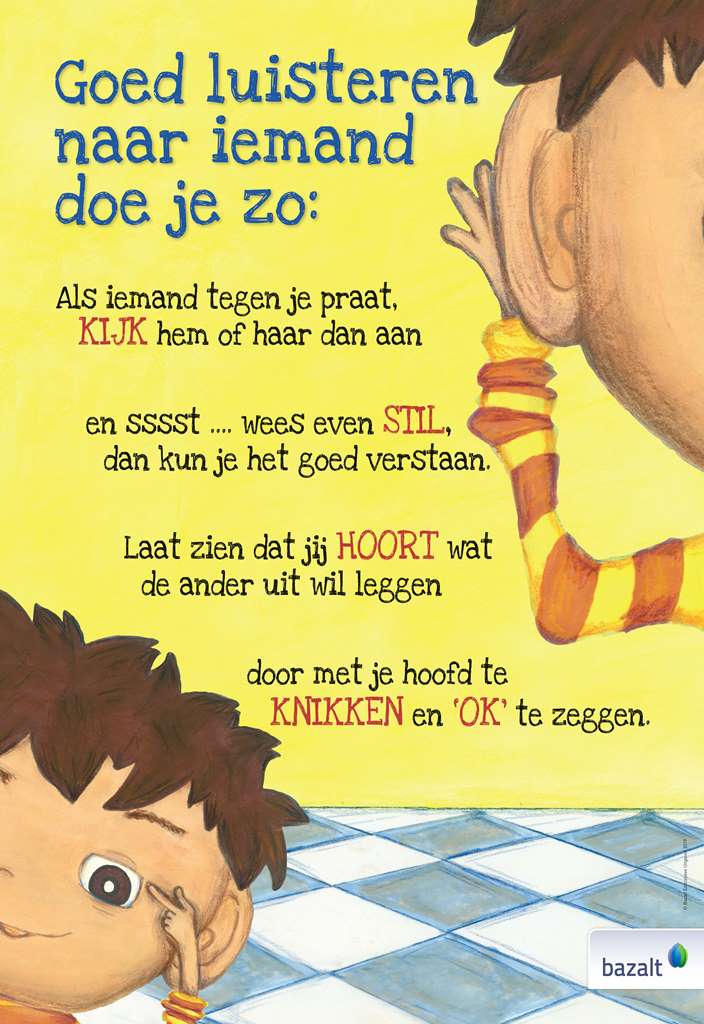 Poster De allerergste dag van mijn leven - Luisteren