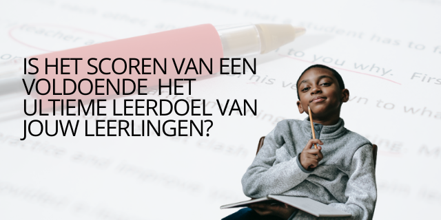 Wat leren je leerlingen van hun cijfer?